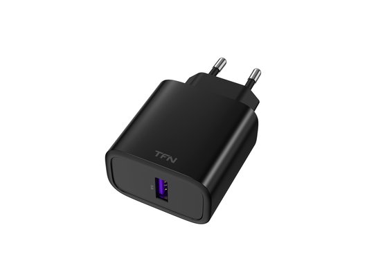 Зарядное устройство TFN СЗУ RAPID 5A QC/SCP black б/кабеля (TFN-WCRPD01)